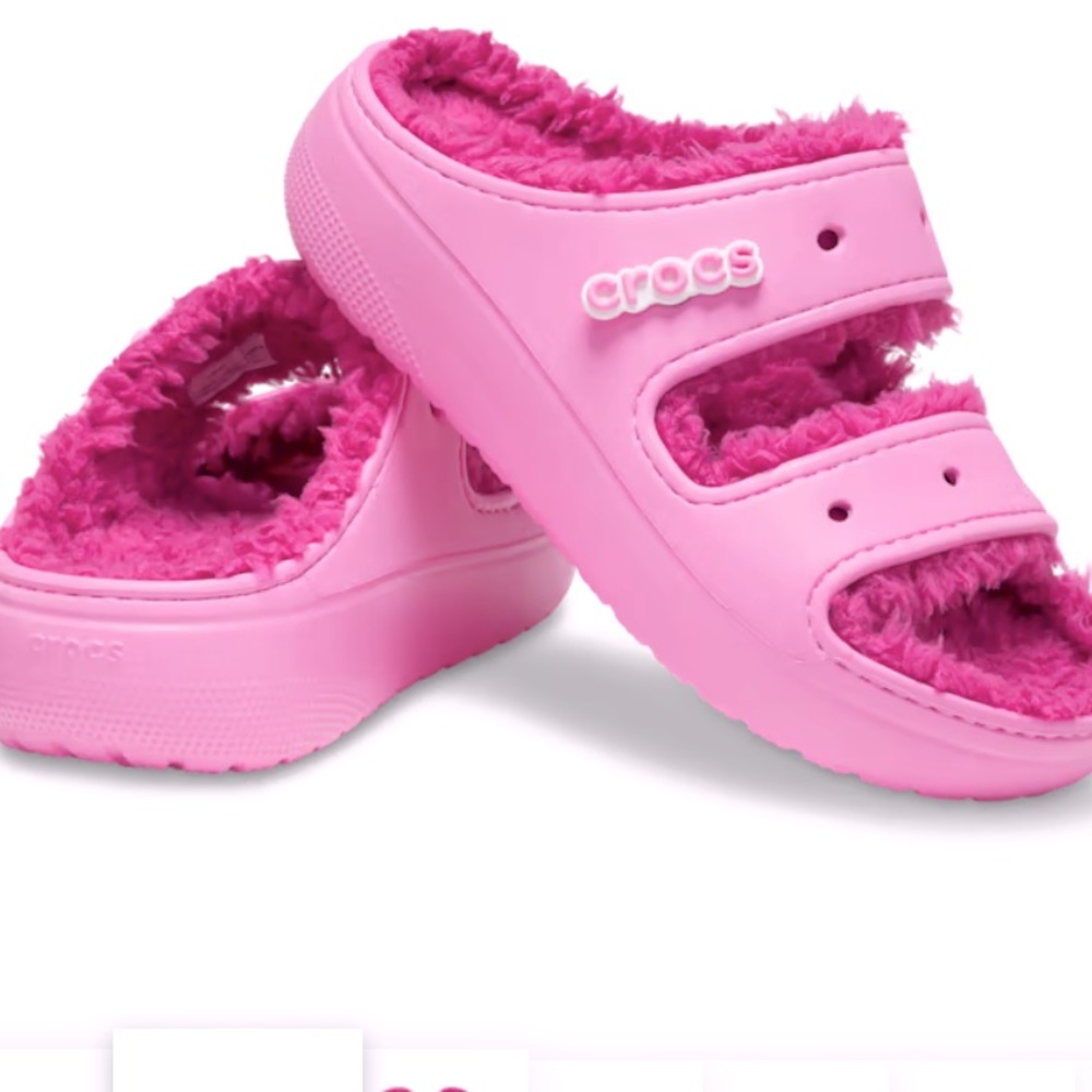 CROCS Classic Cozzzy Sandal PINK 🩷 sz 8 womens
